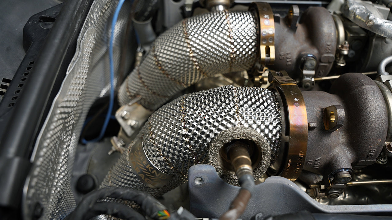 Mercedes-AMG C63S Catless Downpipes - Performance Exhaust Upgrade